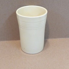 Vintage Fiesta® Juice Tumbler Cup 3-1/2″ in Old Ivory Homer Laughlin China USA