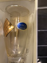 NWT Set Of 2 Pair Of Franco Vetretie Crystal Made In Italy Champagne Glasses