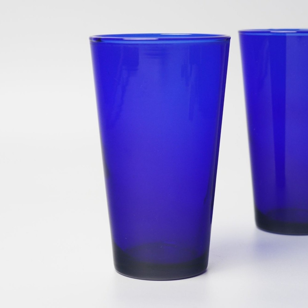 Libbey Cobalt Blue Glass 5 7/8″ Tumbler Drinking Glass Cooler