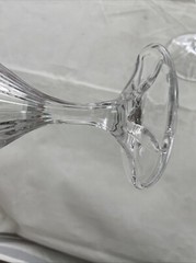 LILY ARCH STEM GOBLET CAMBRIDGE CAPRICE GLAS WATER 6.5″ TALL SET OF 4