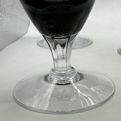 Vintage Fostoria Smoked Glass Goblets Gray Ombre Wine Water Set Mid Century (5)