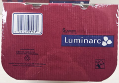 18) Luminarc Lancer 9 Oz Flat Tumblers Set Vintage Clear Cut Cristal Arcoroc Lot