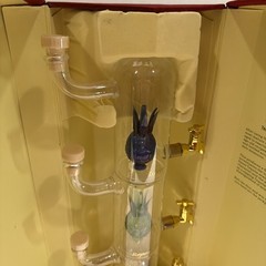 Casino Empty Azul Decanter BLOWN GLASS TEQUILA 3 Faucet Dispenser Tower