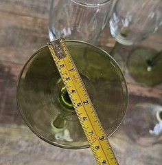 Set of 2 OLIVE GREEN By Cristal D’arques Champagne Flutes 8oz EXCELLENT COND.