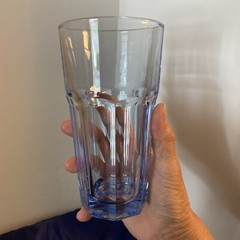 Libbey Glass Company Gibraltar Misty Blue Glasses 6 1/4” Set of 2