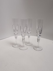 4 Caldas By Atlantis Champagne Flutes 8.75″