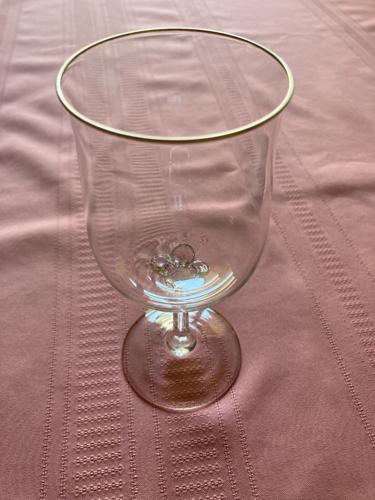 Water Goblet Gold Trim Intrigue by Lenox 