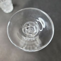 Cut Crystal Sherry Liquor Stem Glasses Appx 6.75 Inch Tall 3 Width