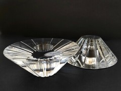 Miller Rogaska Crystal candlestick. 2 pcs .