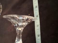 Mikasa Impression Swirl Optic Crystal 16oz Iced Tea Goblet Set Of 3 mint Lot