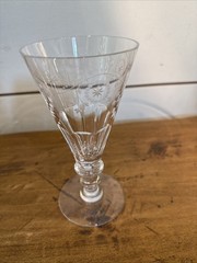 William Yeoward Crystal BUNNY 6 7/8 “ Wine Goblet; United Kingdom- Exc Condition