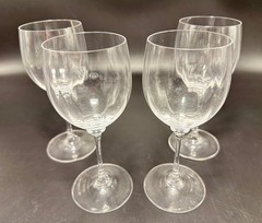Mikasa Stephanie Four 7 1/8″ Wine Stems Excellent Condition Free Shipping