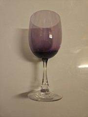 Set of 11 PC , Purple Wine Glasses 7″(7 pcs) 5.5″ (3pcs) 4.5 Tall (1 piece)