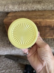 Yellow Hazel Atlas Modertone Platonite Tumbler