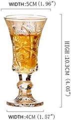 Dishwasher Safe 1.3 oz Cordial Glasses Set – Perfect for Home Entertaining