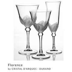 J.G. Durand – Cristal D’Arques ~ FLORENCE ~ 24% Lead Crystal Water Goblet