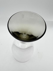 Rosenthal Fortuna Smoke Crystal Goblets Set of 5 Elsa Fischer-Treyden MCM