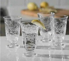 Princess House Fantasia Crystal Tumblers #5245 NIB