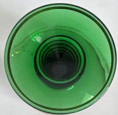 VTG Roemer Beehive Green Gold Stem Goblet Niederwalddenkmal Rudesheim