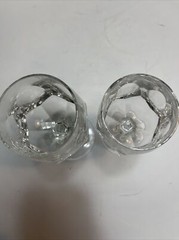 Gorham Crystal Alexandra Wine Goblets Glasses 5 3/4 » & 6 1/8 «Tall Set of 2
