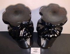 2 Tiffin Franciscan Madeira Brown Glass Goblets Vintage 1970’s