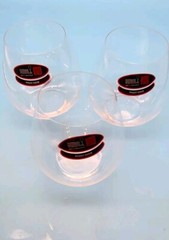 3 X Riedel Crystal Lead Free Germany Stemmless Wine Tumbler Chardonnay