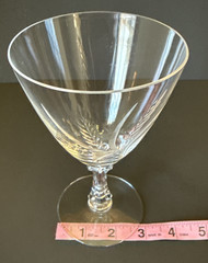 Fostoria Wheat Spray Crystal Water Goblets Set of 2 Elegant Stemware