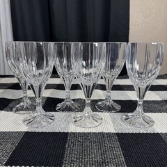 Beautiful Vtg Berkeley by Mikasa Set of Four Crystal 7 1/4″ Goblets 1989-2004