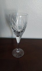 John Rocha Waterford Acide Etched Water/wine Goblet 9.7/8″ Elegant Crystal -1