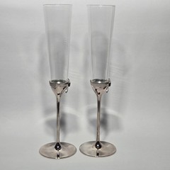 Kate Spade Champagne Flutes With Bows Lenox