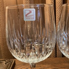 Schott Zwiesel Crystal BUCKINGHAM Vertical Cuts – Set of 2 WATER GOBLETS