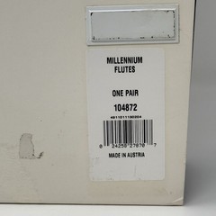 Marquis by Waterford Millennium Celebration Toasting Flutes Set of 2 New