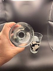 Firna Rotund Cow Drinking Glasses Black White Farmhouse Tumblers – Set of 2