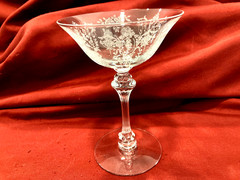 Tiffin Franciscan Cherokee Rose Champagne Goblet
