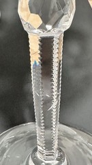 VTG Rogaska Galliano Crystal 7 1/8″ Champagne Tall Sherbet Glass Hand Blow 5 Pcs