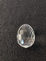 Swarovski Style Cut Crystal Egg