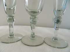 RARE Collectable Swaziland NGWENYA Wine Glasses With Elephant Stems South Africa