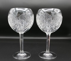 Set of 2 Waterford Millennium Happiness Toasting Goblets