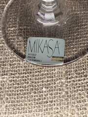 12 Vtg Mikasa Prism Crystal Cordial Sherry SWine Glasses Made in Germany 91502