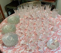 Fostoria “American Clear” | Barware/Glassware | Vintage | MCM | 67 Pieces in Lot