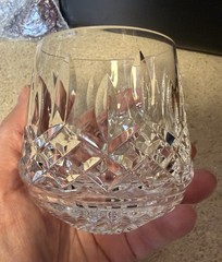 Waterford Crystal Lismore Roly Poly Old Fashioned Glasses Ireland Set Of 4