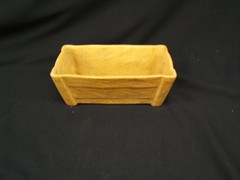 Vintage Mid Century McCoy? Rectangle Planter Wood Plank Design USA VGC