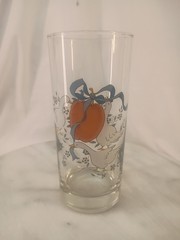 Vintage Marmalade Iced Tea Glass Tumbler International Geese 6.25”