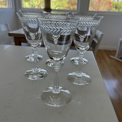Laurel Fosteria 6 Goblets Water/wine 7.5 x 3.5 Beautiful