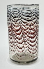 Vintage Don Pettey Signed Art Glass Cup 5.25” Tall x 2.25” Wide Holds 12 Fl. Oz.