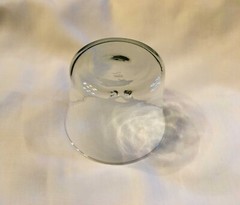 VINTAGE RUSSIAN SILVER PLATE AND GLASS TEASET 2 CUPS 3 SAUCERS