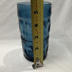 Vintage Indiana Glass Kings Crown Marine Blue (1) Tumbler 12 oz