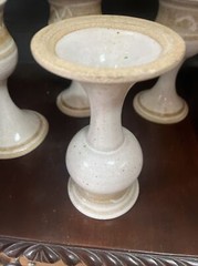Vintage mid century Modern Studio Pottery Bird Seagull Goblets Goblet Cups