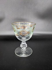 Vintage Libbey MARINE LIFE Set of 6 Cordial Glasses Stemware Mid Century Modern