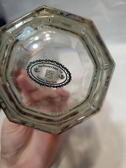 Makenzie-Childs Aurora NY Garland Polka Dot Glass Picther W/ 2 Tumblers